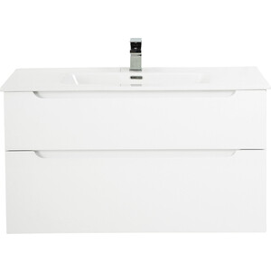 Тумба под раковину BelBagno Etna-H60 90 Bianco Lucido (ETNA-H60-900-2C-SO-BL-P) тумба под раковину belbagno etna m 80х38 bianco lucido etna m 800 380 1c so bl