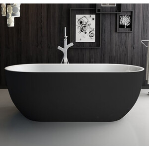 Акриловая ванна BelBagno 170х80 черная (BB70-1700-800-W/NM)