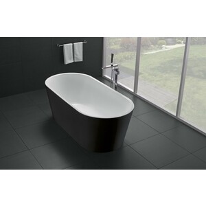 фото Акриловая ванна belbagno 180х80 черная (bb71-1800-nero-w0)