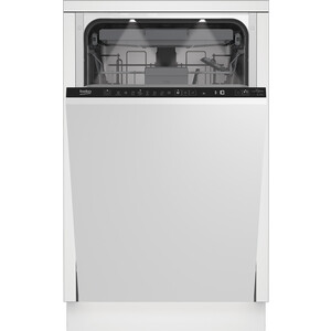 Встраиваемая посудомоечная машина Beko BDIS38120Q встраиваемые посудомоечные машины electrolux загрузка на 14 комплектов посуды сенсорное управление 7 программ 59 6x55x82 см сушка с