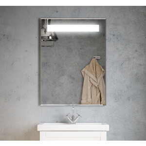 Зеркало Corozo Альпина 50х75 ручной выключатель (SD-00001189) зеркало шкаф corozo колор 50 синий белый sd 00000709