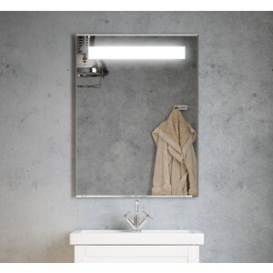 Зеркало Corozo Альпина 60х80 ручной выключатель (SD-00001230) зеркало дуб молочный 65x85 6 см акватон альпина 1a133502al530