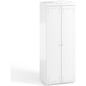 Шкаф для одежды ОЛМЕКО Италия ИТ-47 белое дерево шкаф для одежды олмеко монако мн 33 белое дерево