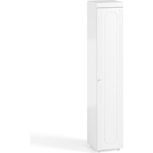 Шкаф для белья ОЛМЕКО Афина АФ-28 белое дерево шкаф для белья олмеко афина аф 45 с зеркальными дверьми и ящиками белое дерево