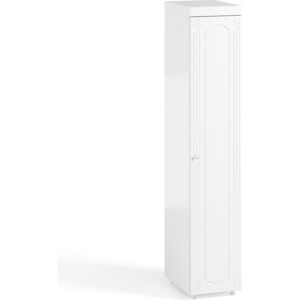 Шкаф для одежды ОЛМЕКО Афина АФ-33 белое дерево шкаф для одежды олмеко афина аф 37 с зеркальной дверью и ящиками белое дерево