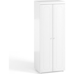 Шкаф для белья ОЛМЕКО Афина АФ-42 белое дерево шкаф для белья олмеко монако мн 32 с зеркальной дверью и ящиками белое дерево