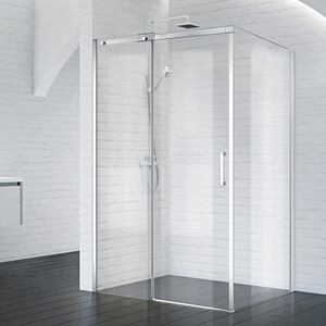 Душевой уголок BelBagno Acqua 110х90 прозрачный, хром (ACQUA-AH-1-110/90-C-Cr)