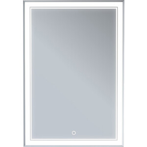 Зеркало Emmy Веста Стандарт 70х80 LED подсветка (250523) зеркало для ванной mirox nge веста sd59 с led подсветкой 60 см круглое белый
