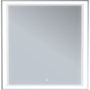 Зеркало Emmy Веста Стандарт 80х80 LED подсветка (250524) зеркало для ванной mirox nge веста sd59 с led подсветкой 60 см круглое белый