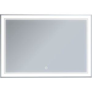 Зеркало Emmy Веста Стандарт 90х80 LED подсветка (250525) зеркало для ванной mirox nge веста sd59 с led подсветкой 60 см круглое белый