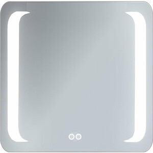 Зеркало Emmy Стелла Люкс 80х80 LED подсветка, антизапотевание (250531) зеркало cersanit led 060 design pro 80x60 см с подсветкой антизапотевание часы