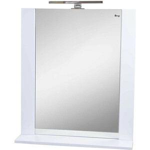 Зеркало Emmy Асти 50х75 с подсветкой, белое (ast50mir1) зеркало mixline макс 50х75 4620077046624
