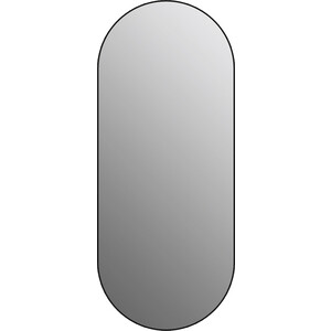 Зеркало Cersanit Eclipse Smart 50х122 с подсветкой, датчик движения, черная рамка (64151) зеркало для ванной амстердам dsa7065 с подсветкой датчиком движения и подогревом70x65 см овальное