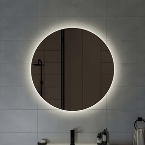 фото Зеркало cersanit eclipse smart 90х90 с подсветкой, датчик движения (64144)