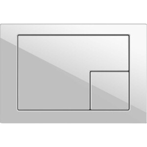 Кнопка смыва Cersanit Corner пластик, белый (64077) mypads для sharp corner r 43092