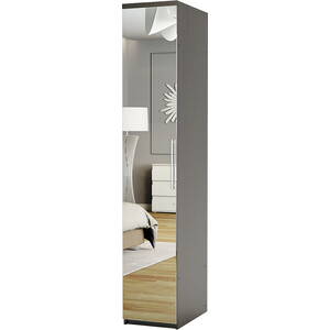 Шкаф для одежды Шарм-Дизайн Комфорт МШ-11 30х60 с зеркалом, венге шкаф для одежды с ящиками шарм дизайн комфорт мшя 11 30х60 с зеркалом дуб сонома