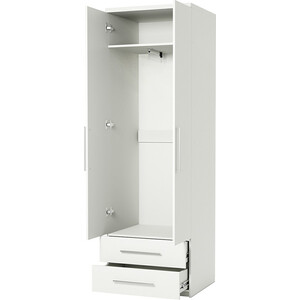 Шкаф для одежды с ящиками Шарм-Дизайн Комфорт МШЯ-21 60х45 с зеркалами, белый