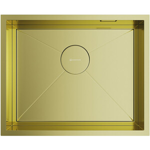 Кухонная мойка Omoikiri Kasen 54-16 LG светлое золото (4997060) сифон для кухонной мойки omoikiri wk 1c lg светлое золото 4956473