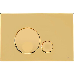 Кнопка смыва OLI Globe золото (152954) кнопка смыва alcaplast золото m575