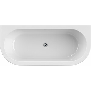 Акриловая ванна Cezares Slim Wall 180х80 черная матовая (SLIM WALL-180-80-60-NERO-SET) кнопка смыва oli slim черная 659055