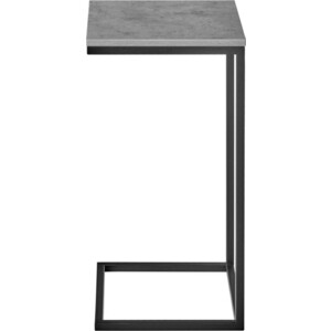 Придиванный столик Bradex Loft 35х35 бетон чикаго с черными ножками (RF 0230)
