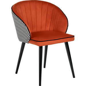 Стул Bradex Paola оранжевый с жаккардом (RF 0260) стул складной походный металл 26 см оранжевый ytfs006a