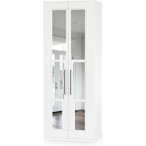 Шкаф для одежды Моби Валенсия 13.329 Шкаф для одежды, белый шагрень/белый шагрень (1024411) для одежды плотный объемный доляна 60×110×30 см peva белый