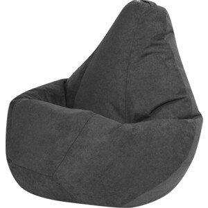 Кресло-мешок DreamBag Графит Велюр XL 125х85 барный стул седа велюр темно серый