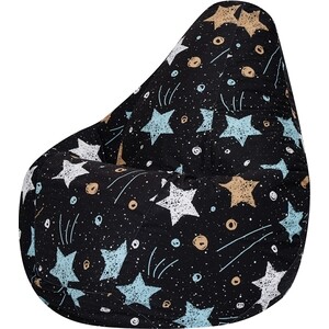 Кресло-мешок DreamBag Груша Star L 100х70 кресло мешок dreambag груша галактика l 100х70