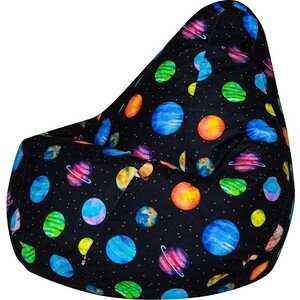 кресло мешок dreambag груша галактика 2xl 135х95 Кресло-мешок DreamBag Груша Галактика L 100х70