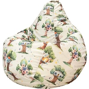 Кресло-мешок DreamBag Груша Домик на дереве 2XL 135х95 кресло мешок dreambag груша французский бульдог 2xl 135х95