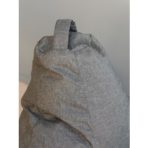 фото Кресло-мешок dreambag груша серая рогожка 3xl 150х110