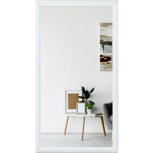 Зеркало Мебелик Артемида 77х46, белый (П0006164) стол письменный с тумбой сокол спм 03 1 дуб сонома белый