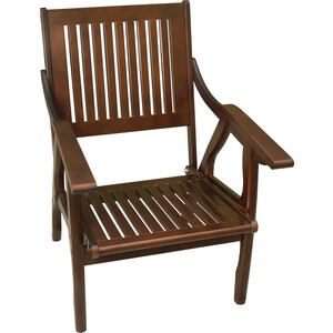 Кресло Мебелик Массив решетка, каркас орех (П0005874)