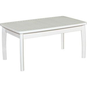 Стол журнальный Мебелик Массив решетка, снег (П0005878) мебелик стол обеденный массив решетка лак