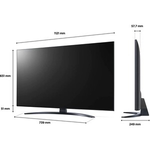Телевизор LG 50NANO766QA синяя сажа 4K Ultra HD 60Hz DVB-T DVB-T2 DVB-C DVB-S DVB-S2 USB WiFi Smart TV - фото 4