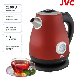 фото Чайник электрический jvc jk-ke1717 red