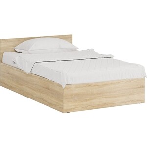 Кровать СВК Стандарт 120х200 дуб сонома (1024237) кровать с ящиками свк стандарт 120х200 дуб сонома 1024242