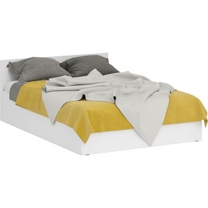 Кровать СВК Стандарт 140х200 белый (1024224) двуспальная кровать эко натуральный 140х200 см 41 см