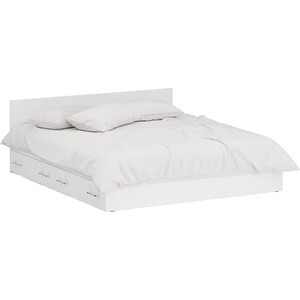 Кровать с ящиками СВК Стандарт 180х200 белый (1024231) кровать свк стандарт 80х200 белый 1024221