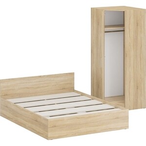 Комплект мебели СВК Стандарт кровать 160х200, шкаф угловой 81,2х81,2х200, дуб сонома (1024343)