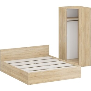 Комплект мебели СВК Стандарт кровать 180х200, шкаф угловой 81,2х81,2х200, дуб сонома (1024346)