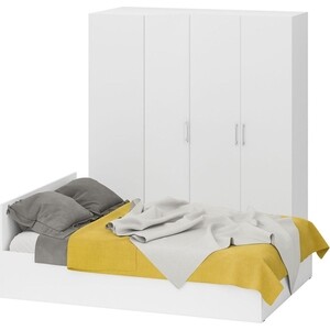 Спальня СВК Стандарт 2-1400 белая (1024299) кровать ника 1 4 м без ортопеда кр 021 спальня сальма