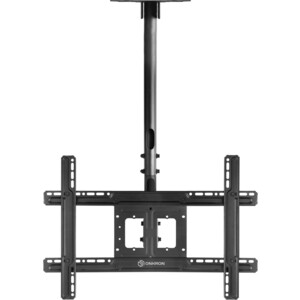 Кронштейн для телевизора Onkron N1L черный 32''-80'' макс.68.2кг потолочный поворот и наклон кронштейн для проектора cactus cs vm pr01l al серебристый макс 22кг потолочный поворот и наклон