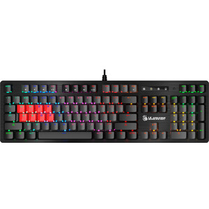 Игровая клавиатура A4Tech Bloody B820R Dual Color механическая черный/серый USB for gamer LED (B820R GREY (BLUE SWITCH)) игровая клавиатура cooler master keyboard ck530 v2 brown switch ru layout