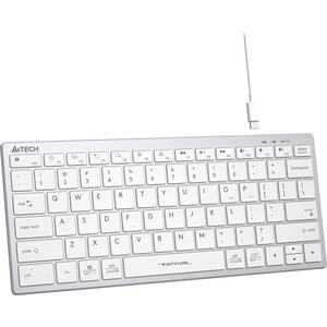 Клавиатура A4Tech Fstyler FX51 белый USB slim Multimedia (FX51 WHITE) Fstyler FX51 белый USB slim Multimedia (FX51 WHITE) - фото 5