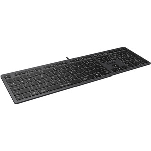 Клавиатура A4Tech Fstyler FX60 серый USB slim LED (FX60 GREY / WHITE)