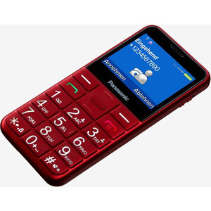 Мобильный телефон Panasonic TU150 красный KX-TU150RUR - фото 2