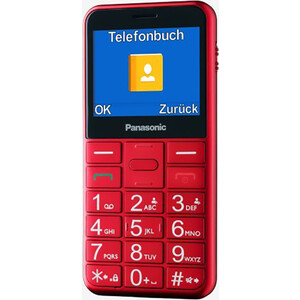 Мобильный телефон Panasonic TU150 красный KX-TU150RUR - фото 3
