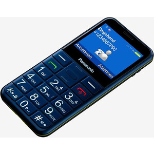 Мобильный телефон Panasonic TU150 синий KX-TU150RUC - фото 2